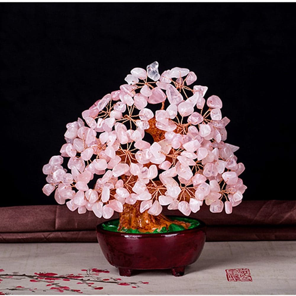 Image 1 de Bonzaï Quartz Rose XL 22cm