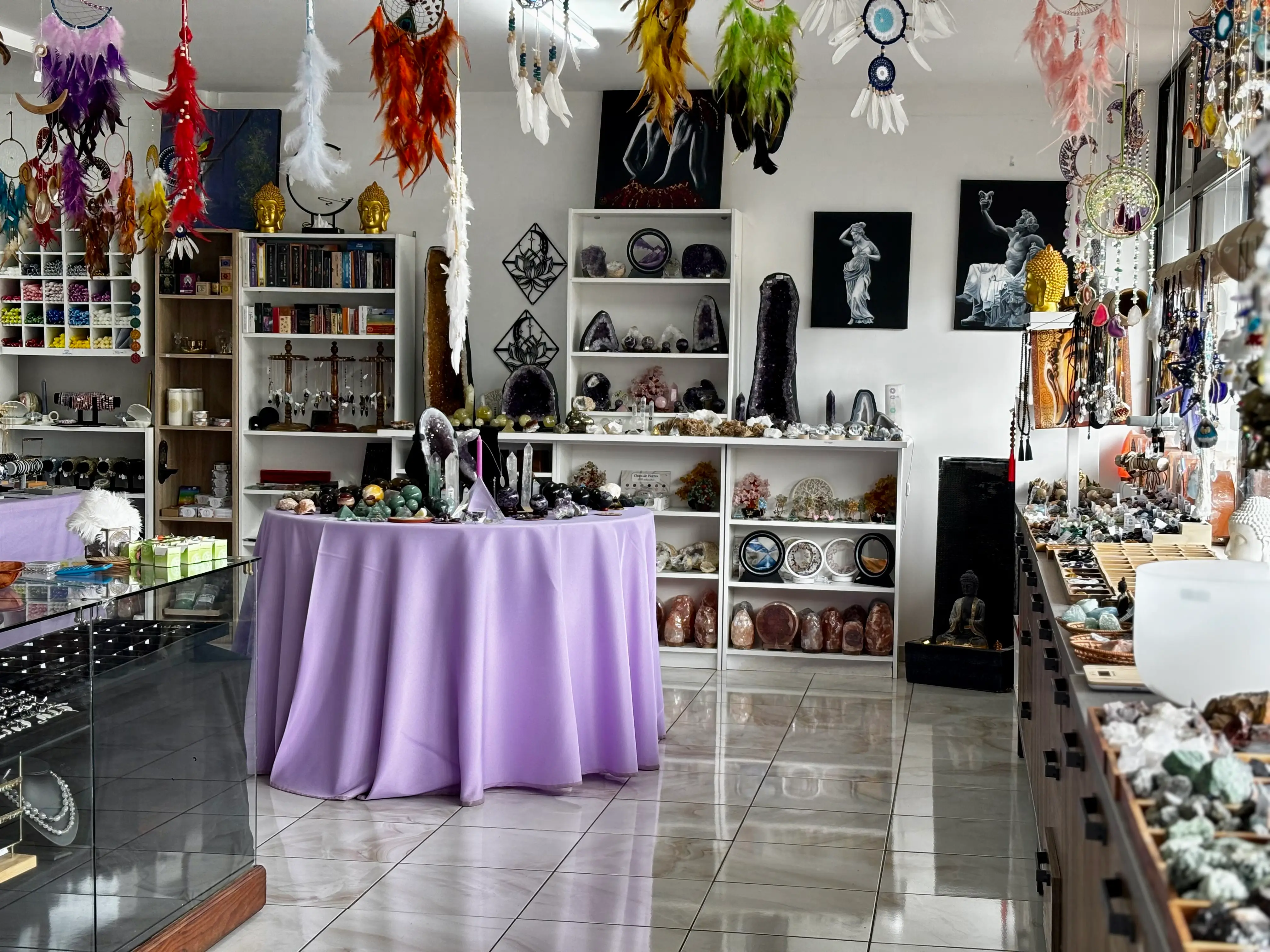 Bannière À Propos L'arche des anges - vue d'ensemble de la boutique